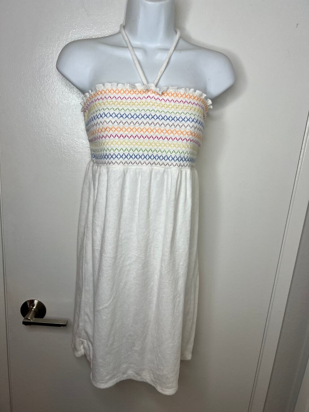 Wild Fable Women's Smocked Halter Terry Dress Cover-Up NEW ~ Size XS